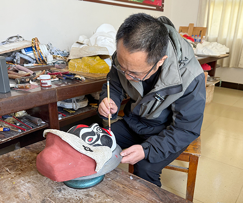 指尖塑魂，三國群英在面具上“復活”.jpg