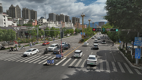 中心城區(qū)主干道高峰時(shí)段平均車(chē)速提升22%1.jpg 中心城區(qū)主干道高峰時(shí)段平均車(chē)速提升22%1.jpg